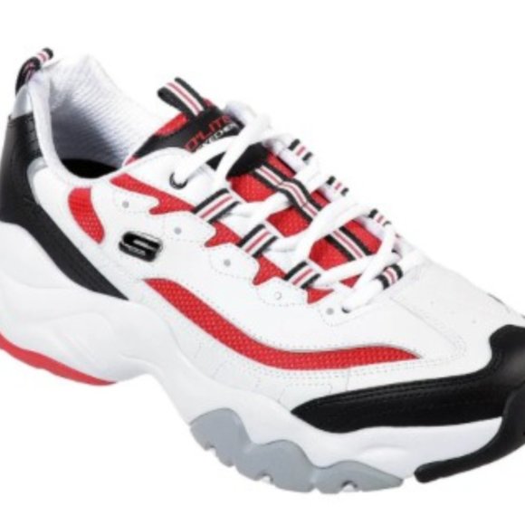 skechers high heel tennis shoes